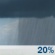 Wednesday: A slight chance of rain showers after 7am. Mostly cloudy, with a high near 49. Chance of precipitation is 20%. Wednesday: Slight Chance Rain Showers